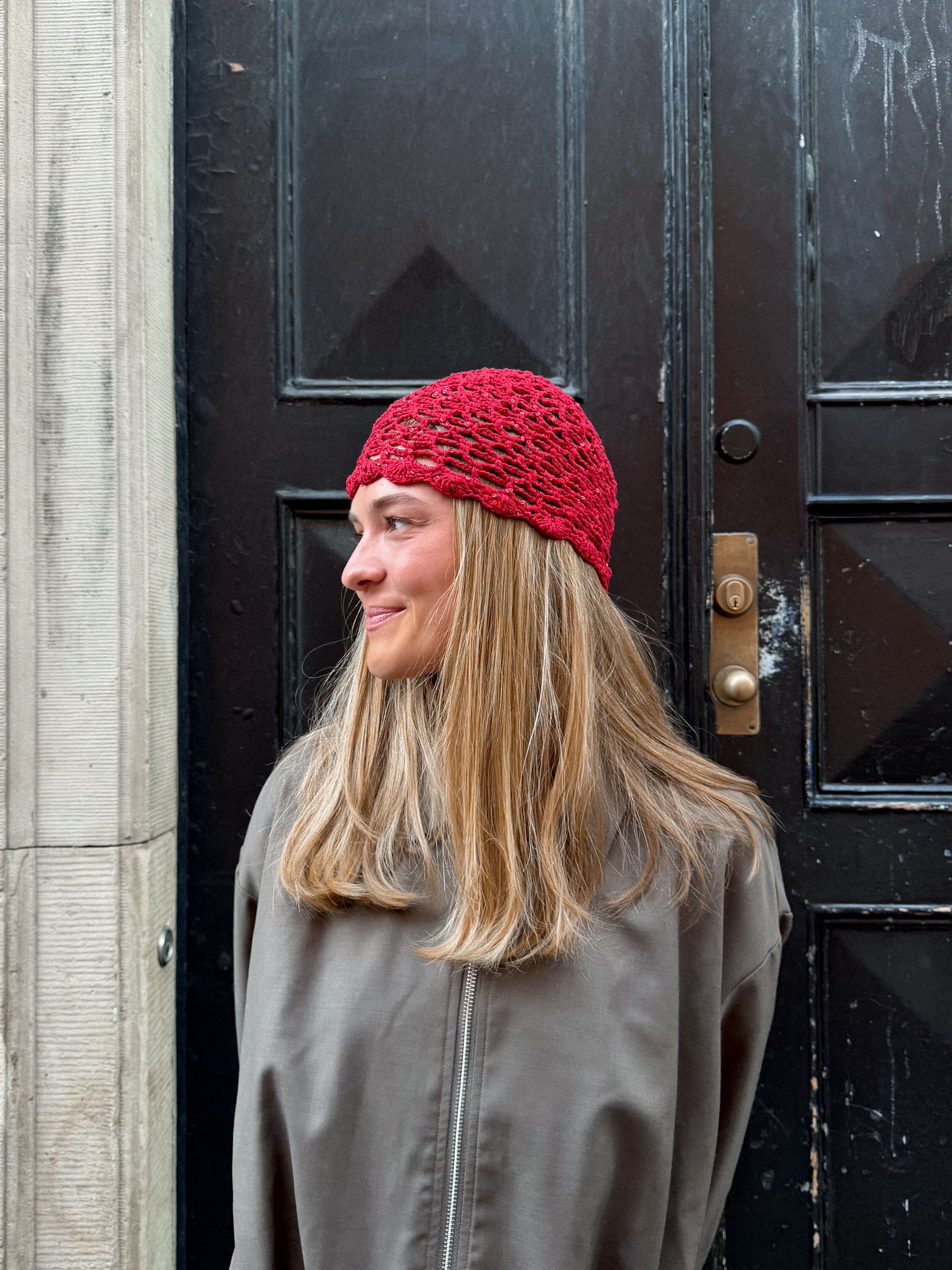 Crochet Sequin Hat