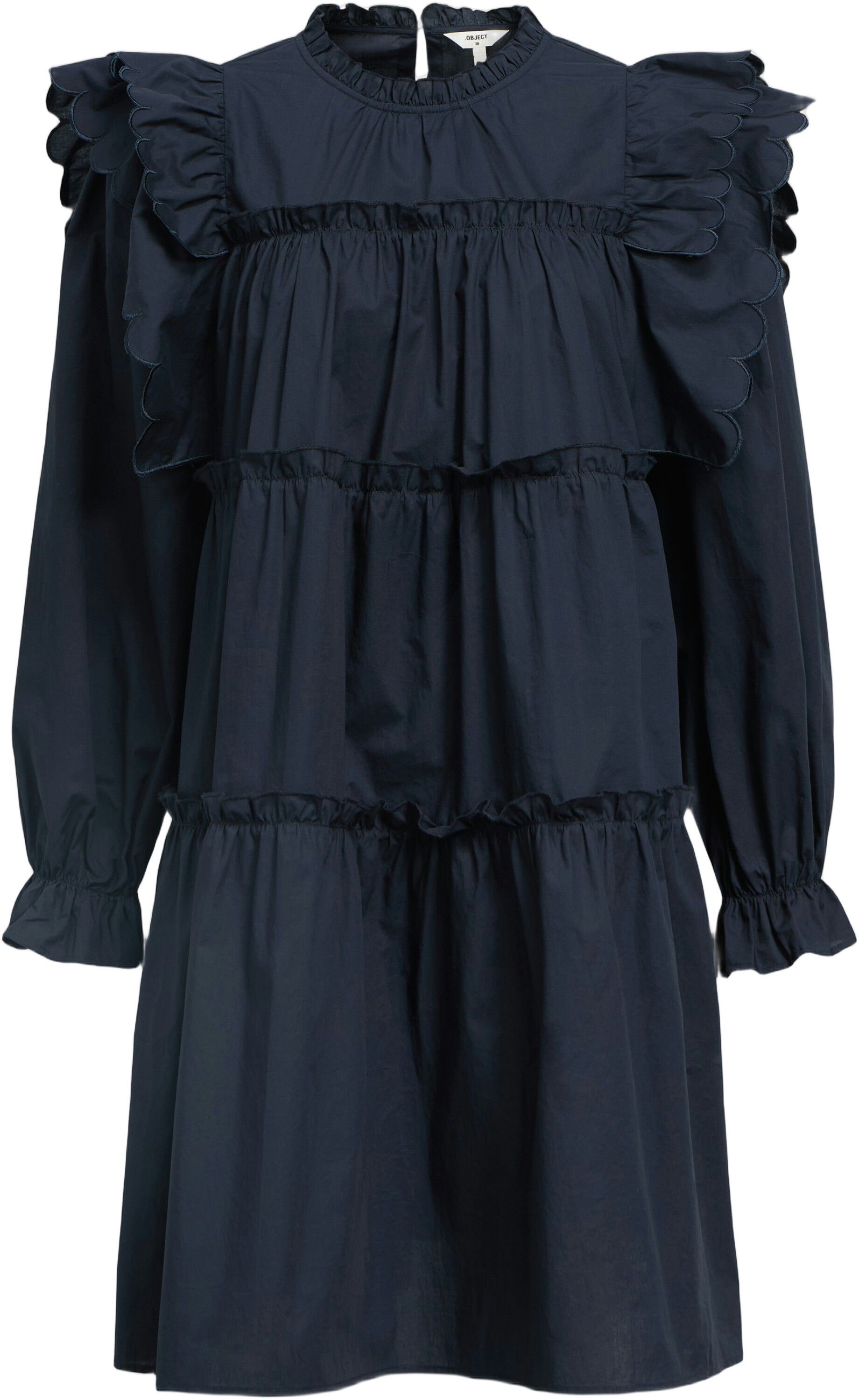 OBJHOPE L/S SHORT DRESS E DIV