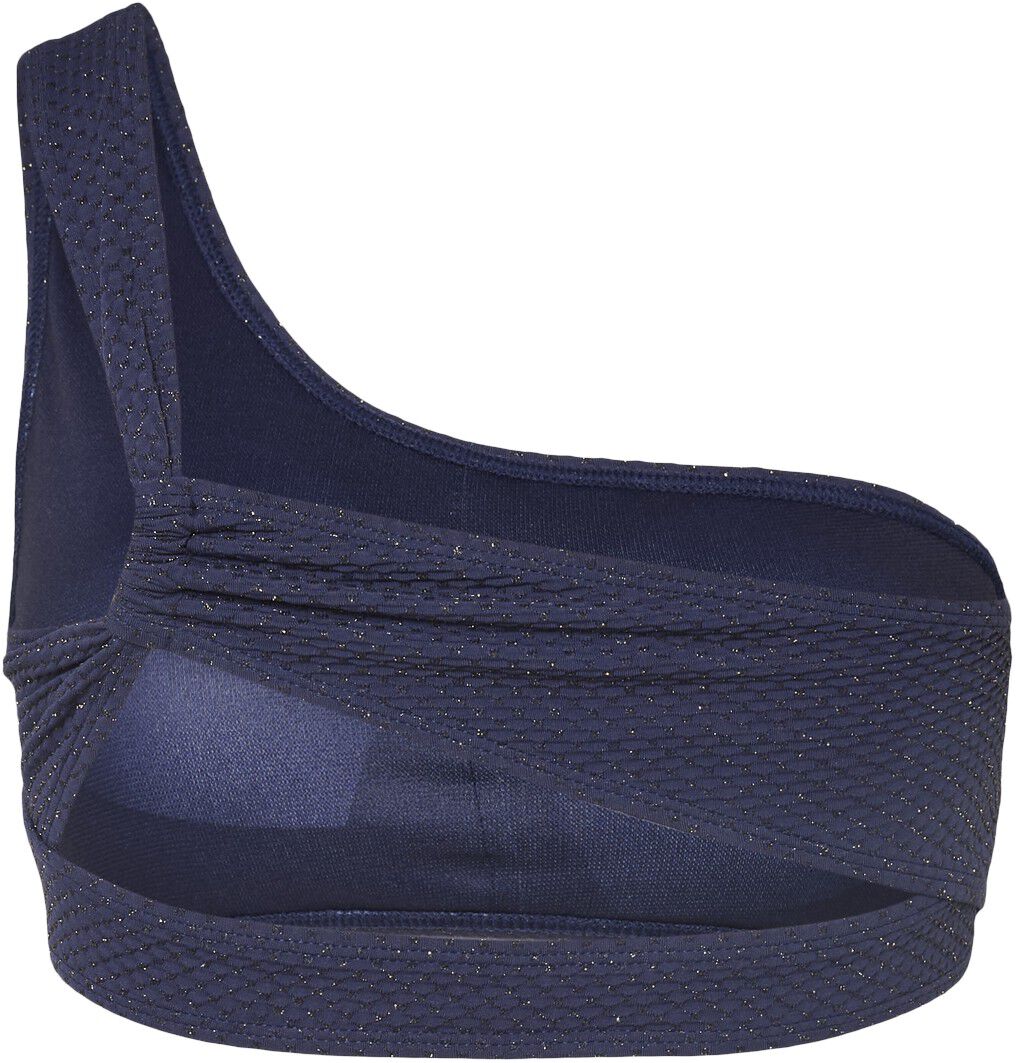 PCLEANA BIKINI DRAPE TOP LUREX