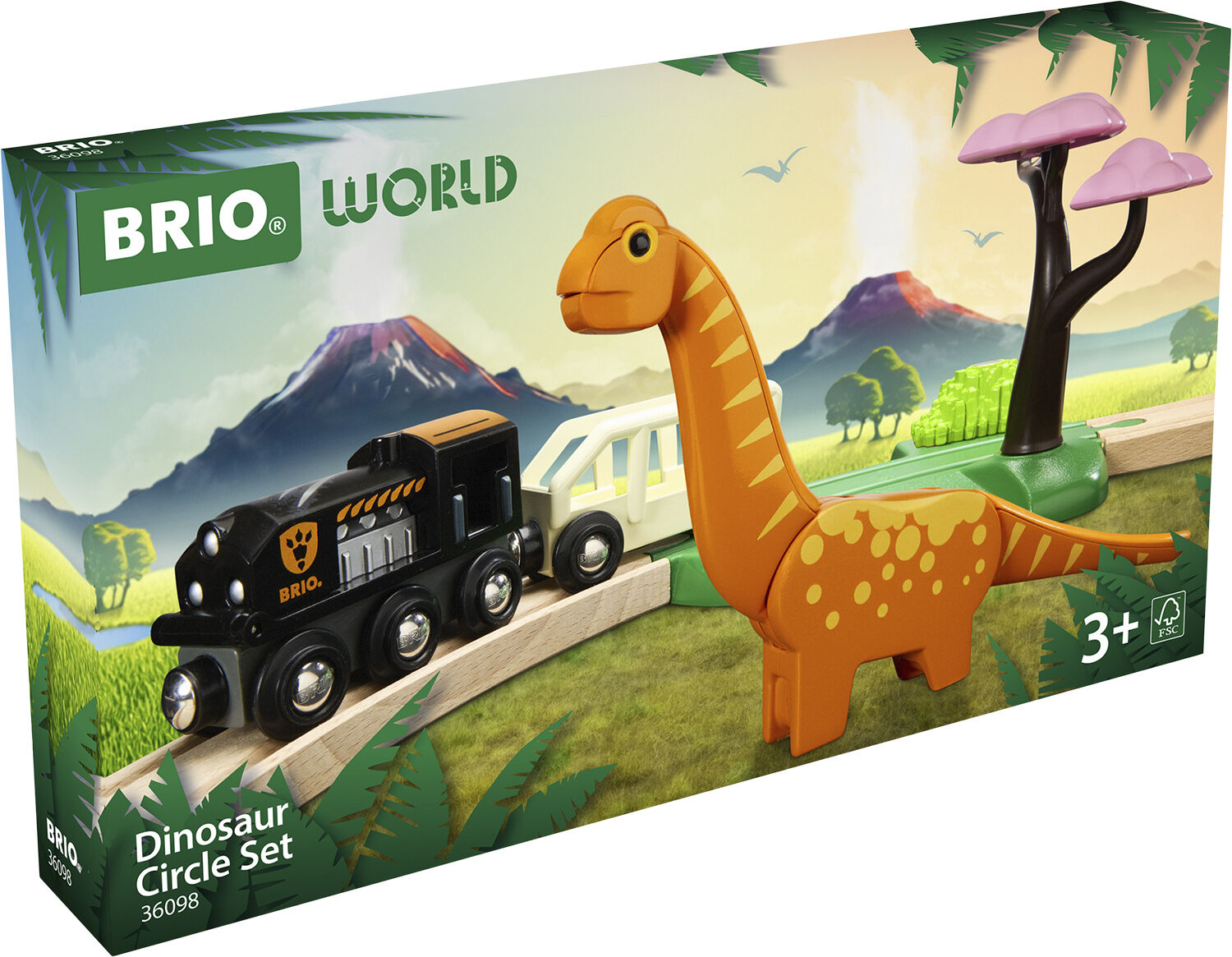 Cirkels&aelig;t med Dinosaur