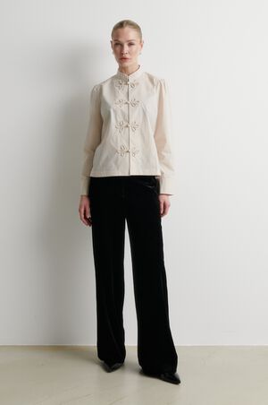Velvetta Straight Trousers