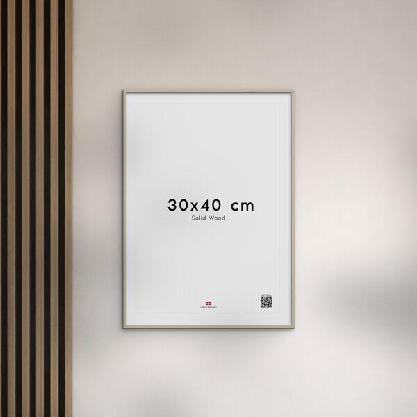 Poster&Frame - Cashemire grey wood 30x40cm