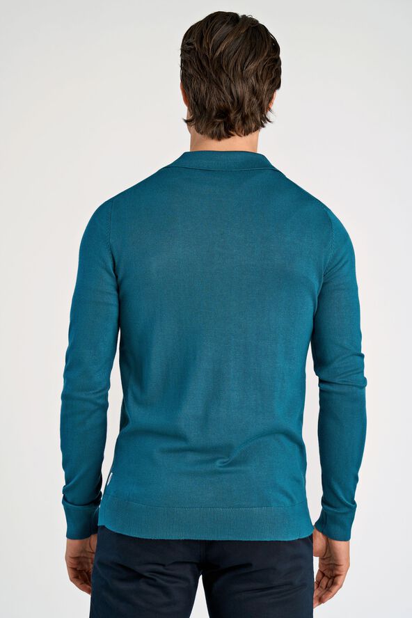 Ecovero L/S v-neck polo