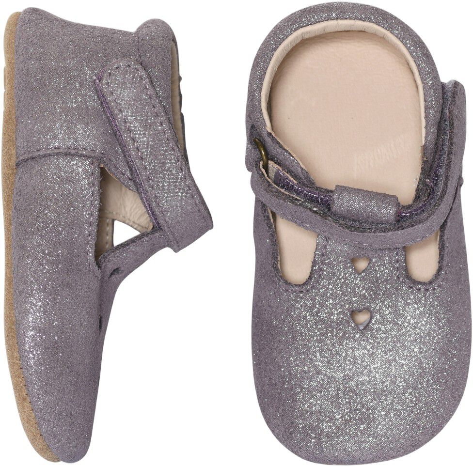 Mary Jane leather slippers