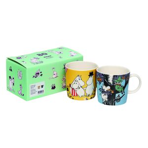 Moomin Arabia 30cl krus 2stk Familietid og Venner for evigt