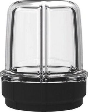 "Minihakker til blender 0,57 liter Klar/Svart"