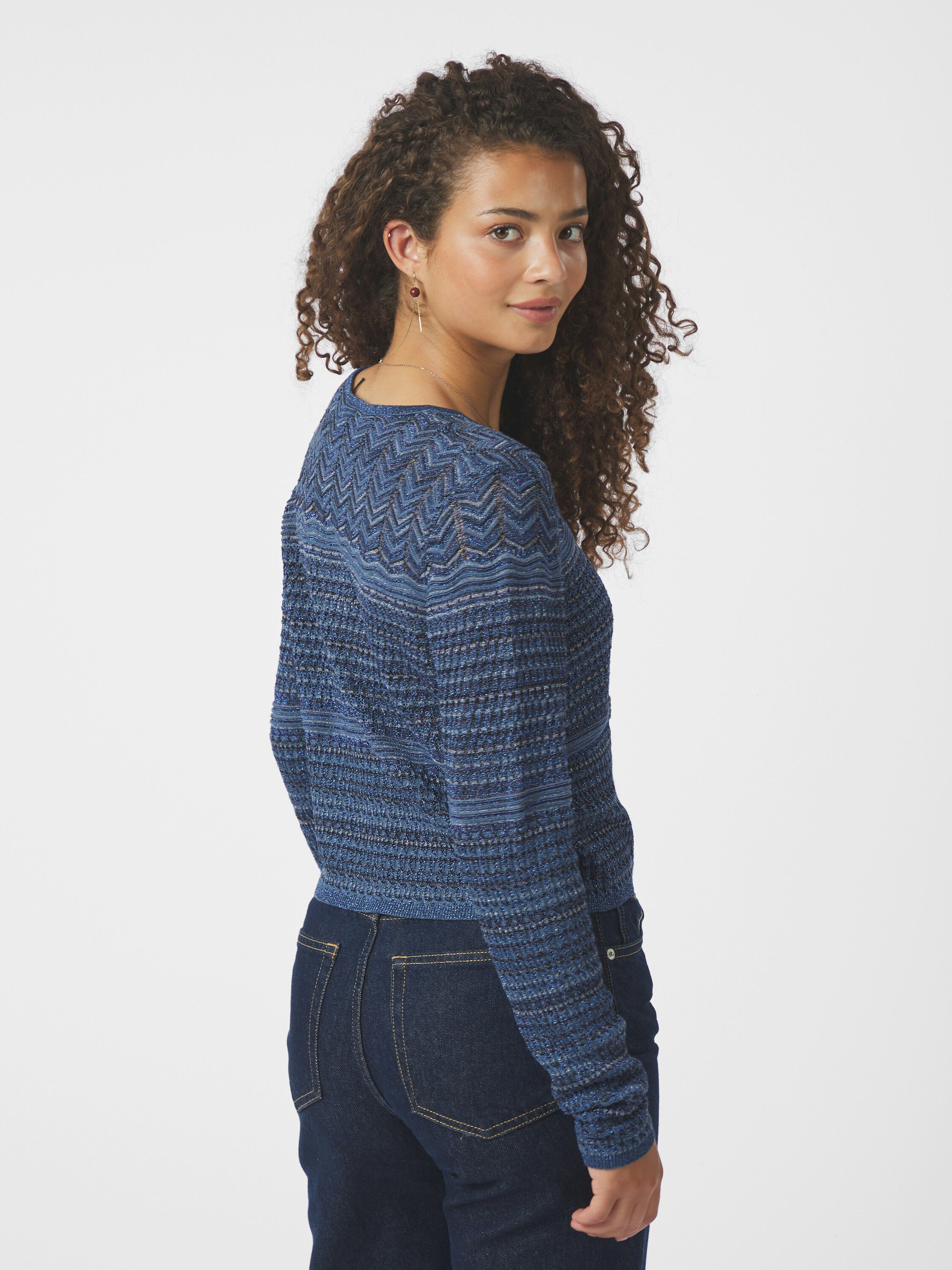 Gini Chevron Knit Cardigan