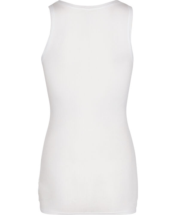 Round collar tank top