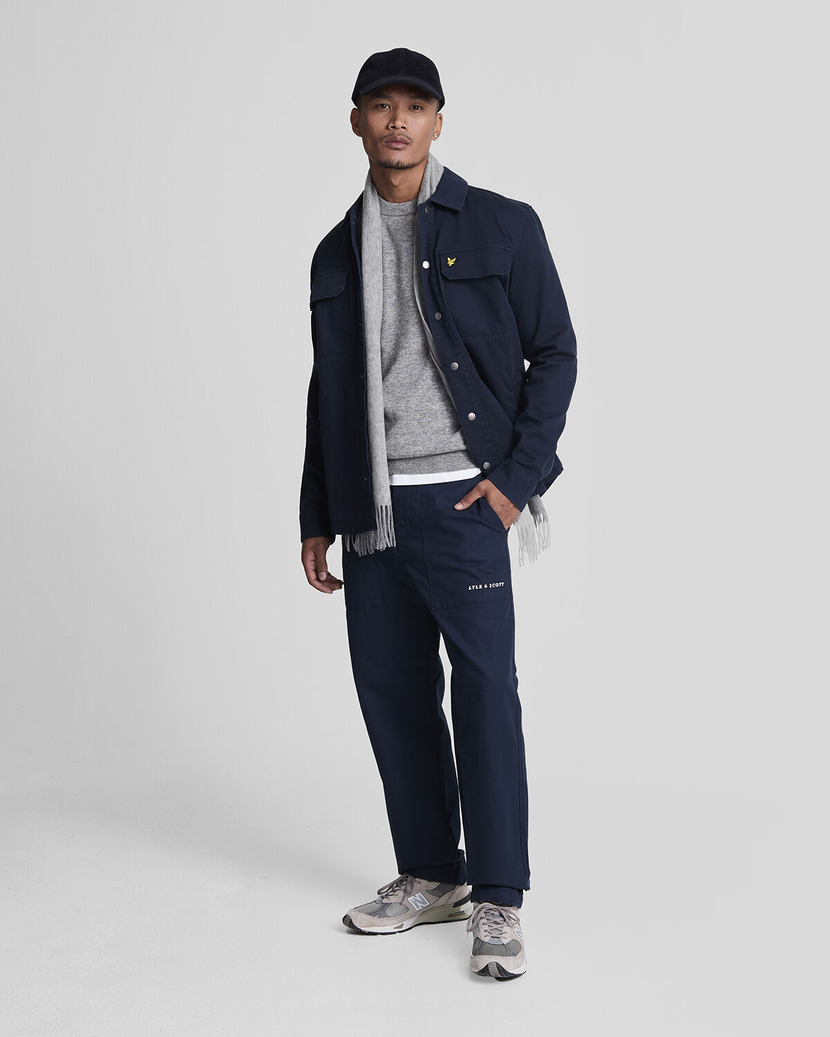 Lambswool Blend Crew Neck Jumper