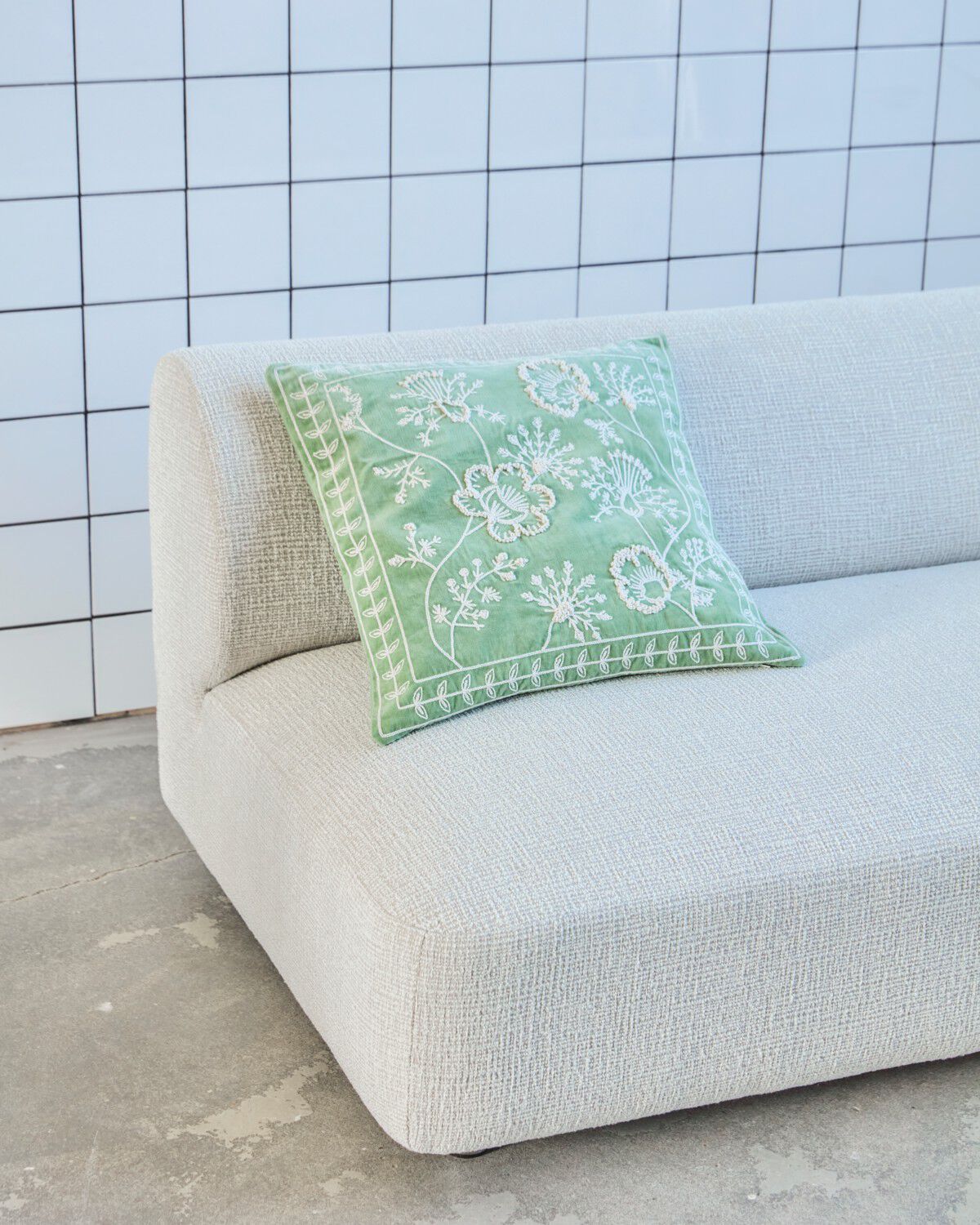 Kuddfodral, HDMano, Mintgr&ouml;n:Sand