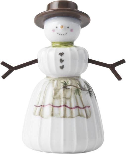 Hammersh&oslash;i Christmas Sn&ouml;gumma H11 vit m. deko