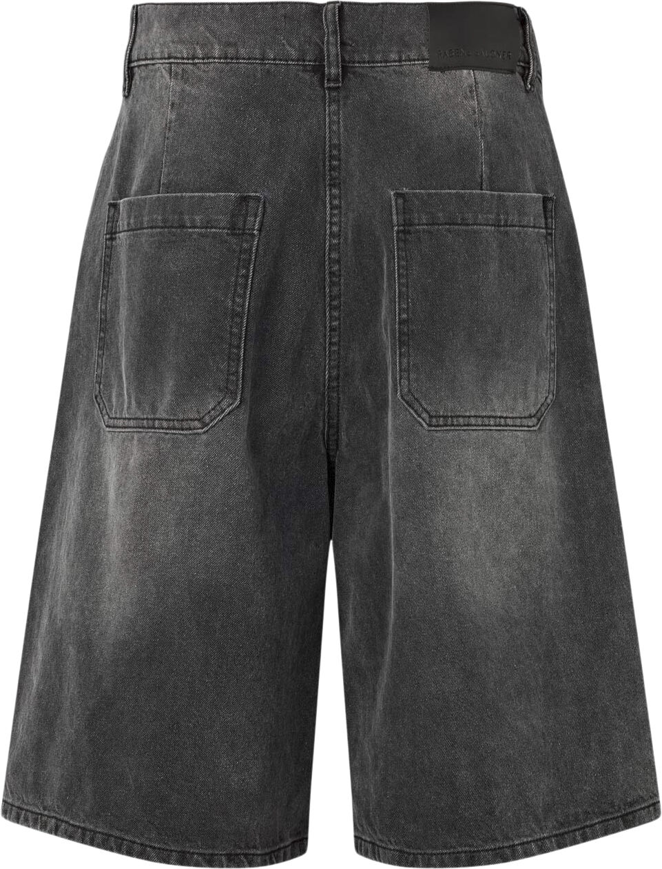 Denim black wide shorts - Raha