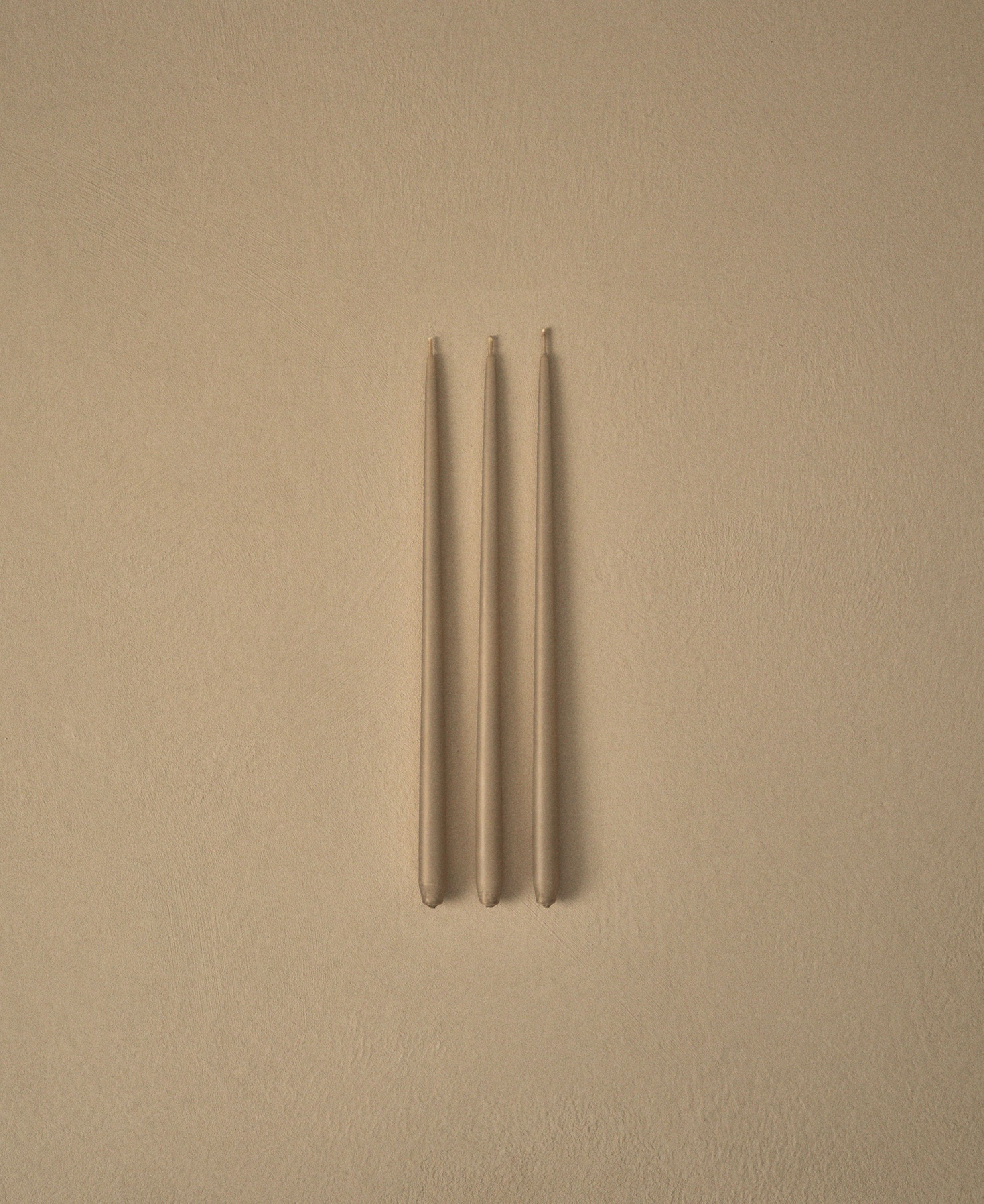 STOFF candles by Ester&Erik - 6 stk i gave&aelig;ske, sand