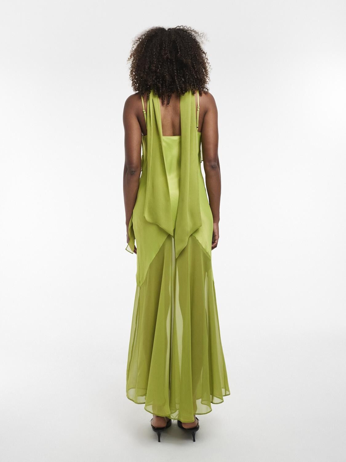 Tsannika Sl Ruffle Detail Maxi Dress Wvn