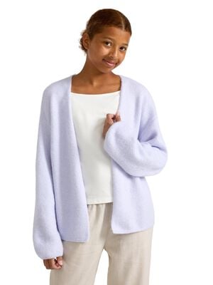 Knitted cardigan with a relaxed fit