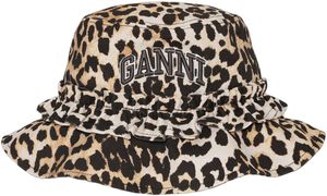 Washed Cotton Canvas Bucket Hat Leo