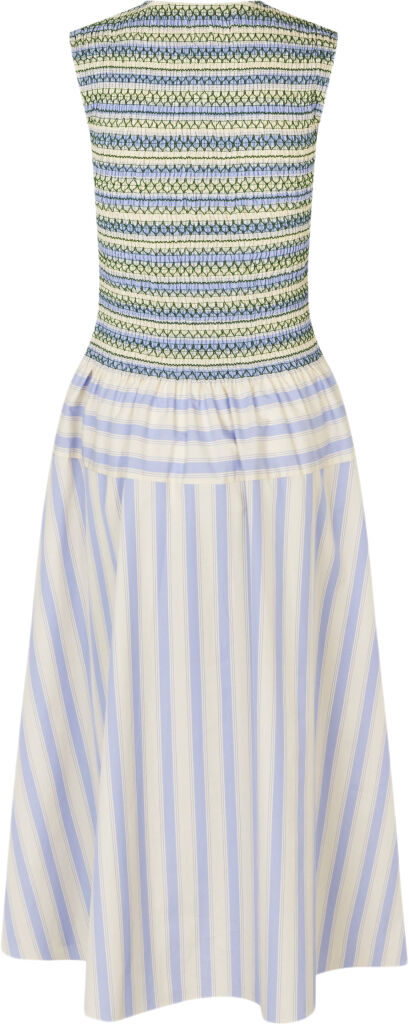 2367 Smocked Cotton, Smocked Gathered Tank Dress