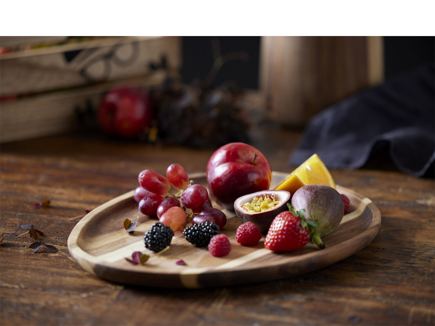 Fat 30x24,5x1,5 cm Akaciatr&auml;