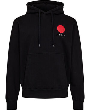 Japanese Sun Hoodie Sweat - Black