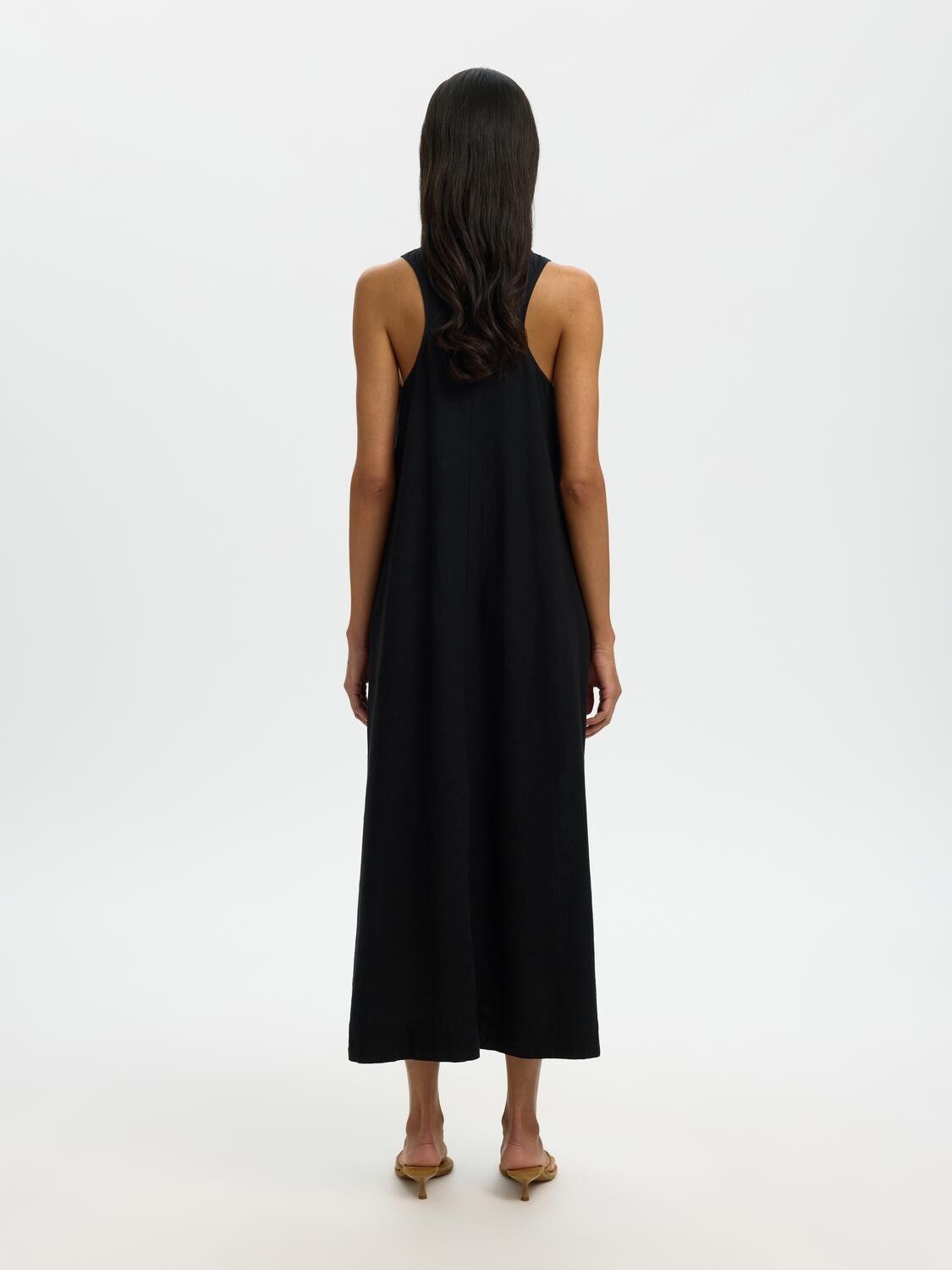 Slfluisa Relaxed Linen Blend Dress Noos