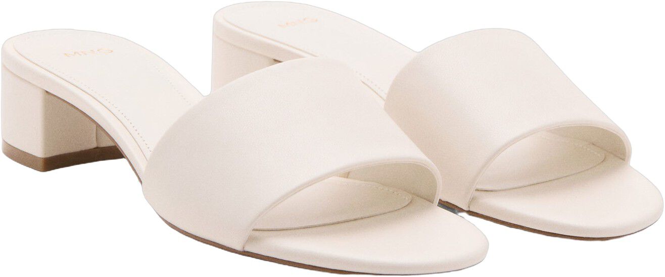 Block-heel sandals with strap