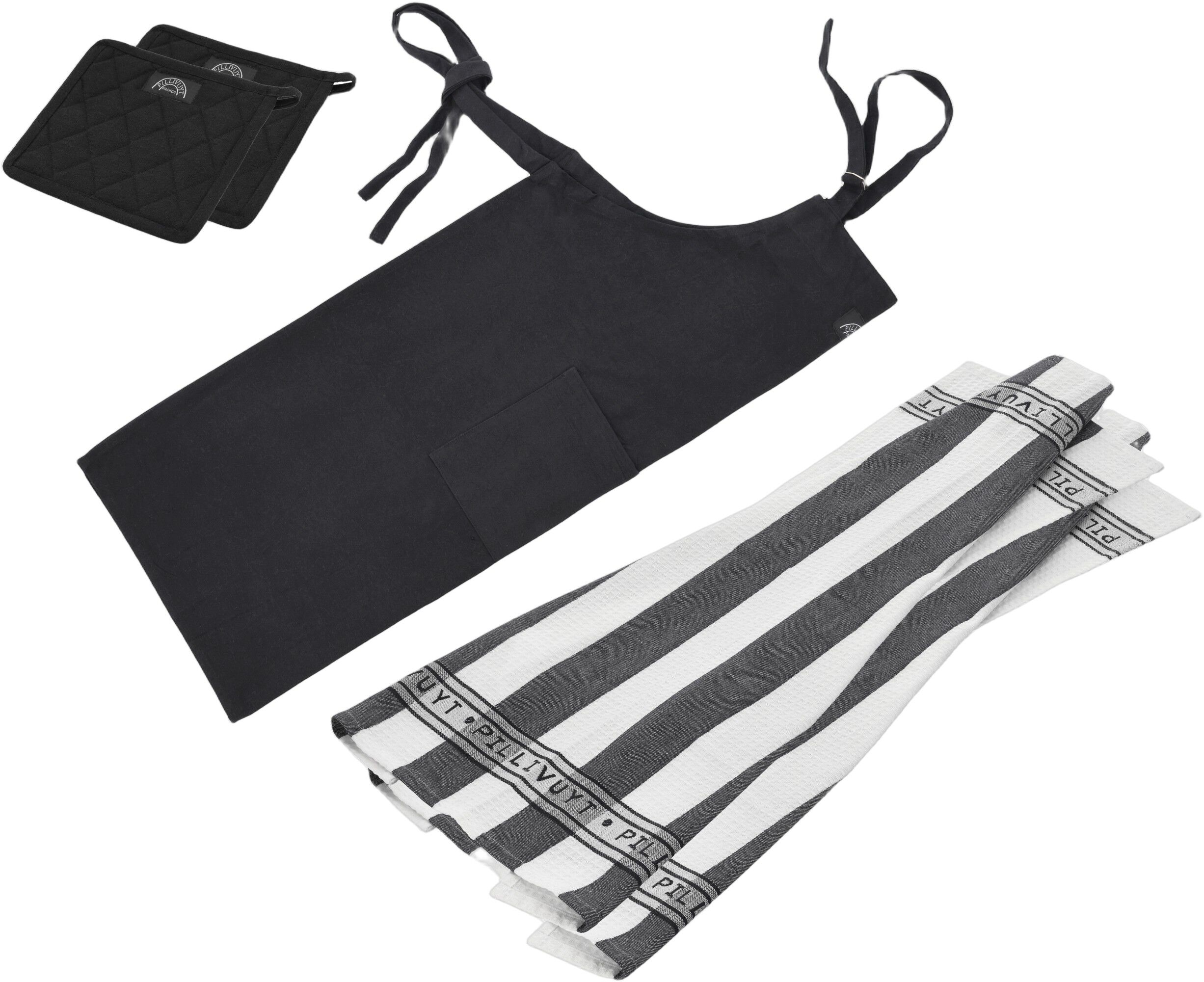 Textilset recycle Pillivuyt 5 delar Svart