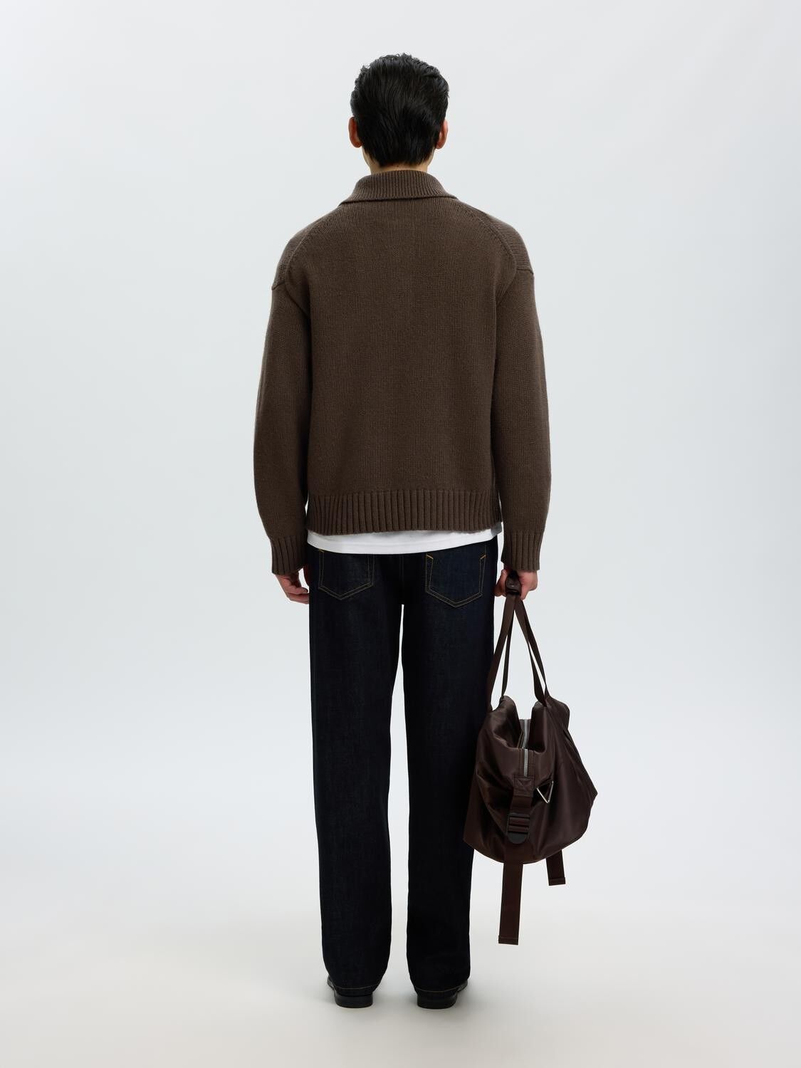 Slmcody Ls Knit Rlx Polo Collar Noos