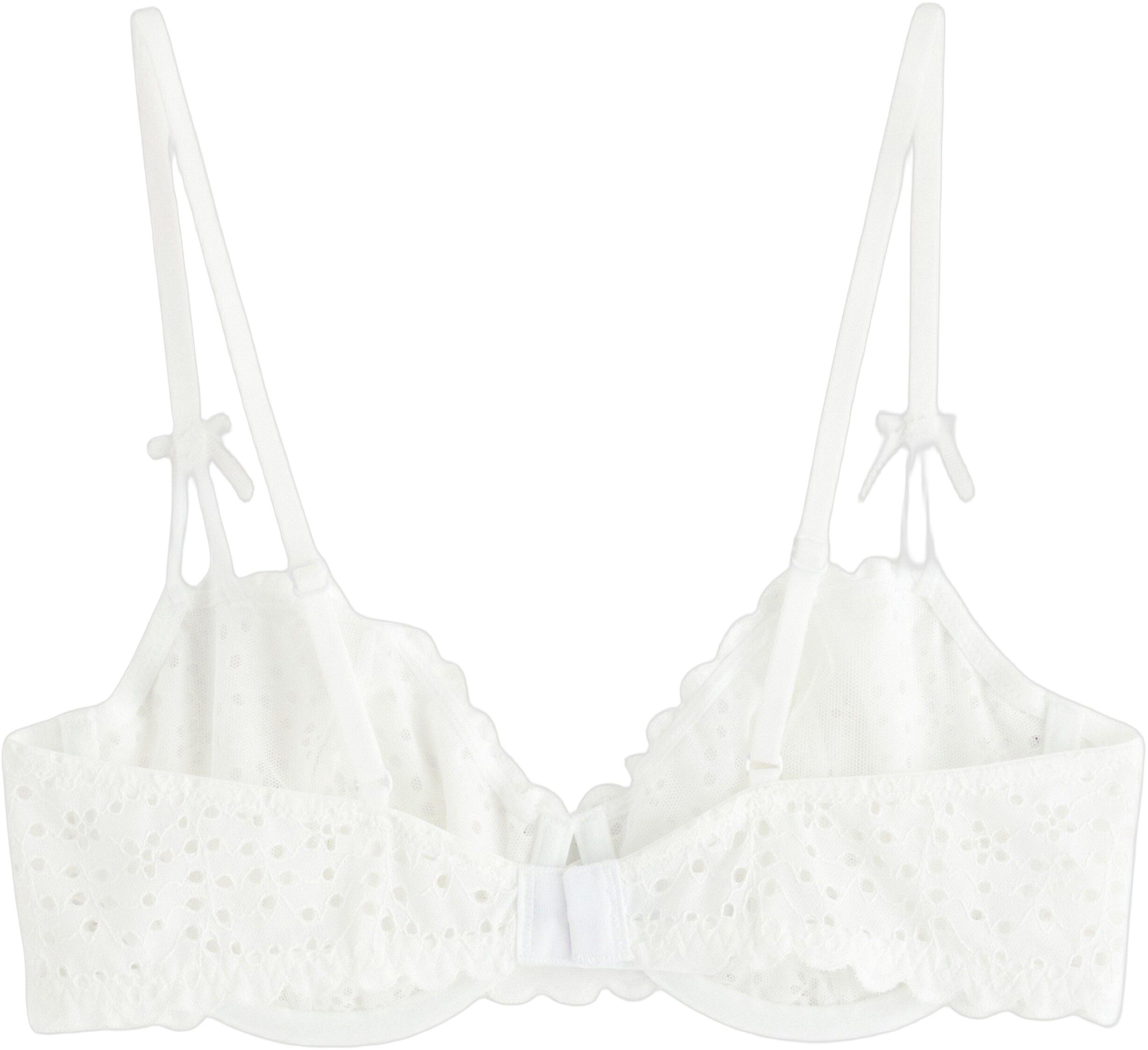 Ovadderad bh med broderi