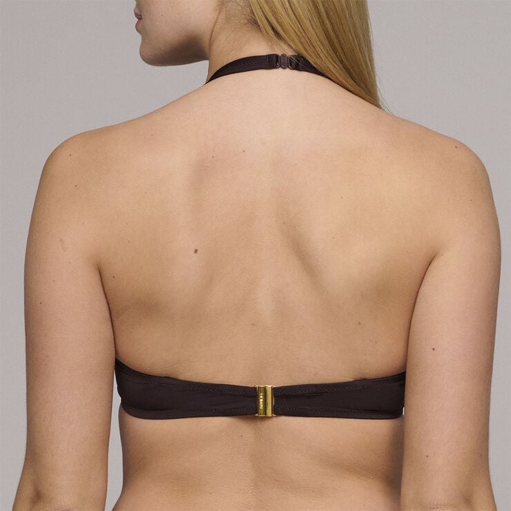 Tomar balcony-bikinitop med vattering