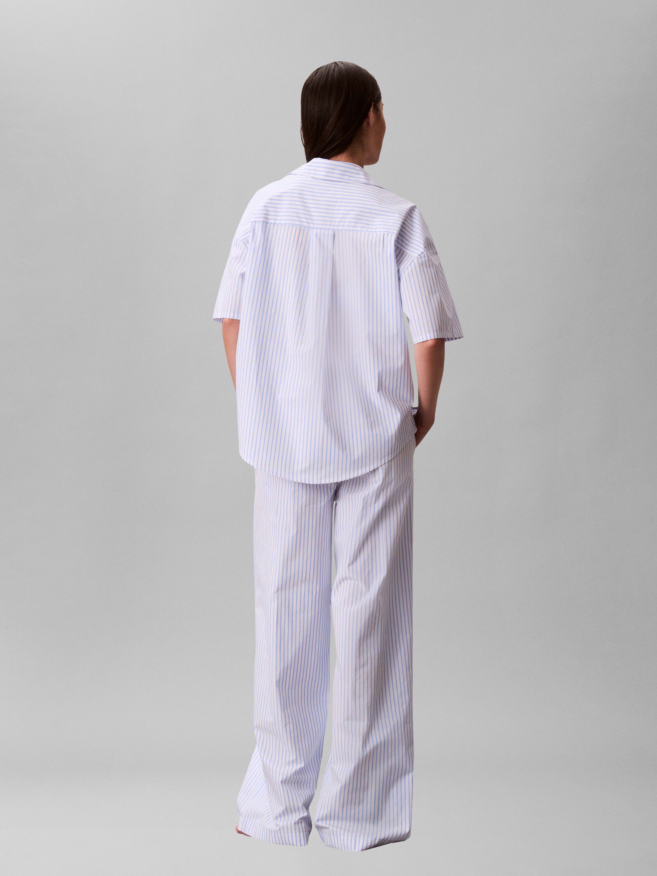 RELAXED POPLIN SS SHIRT