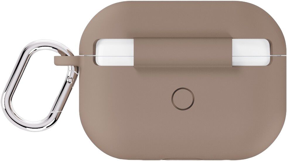 Silicone Case Solid AirPods Pro 1&2 Mocha Brown