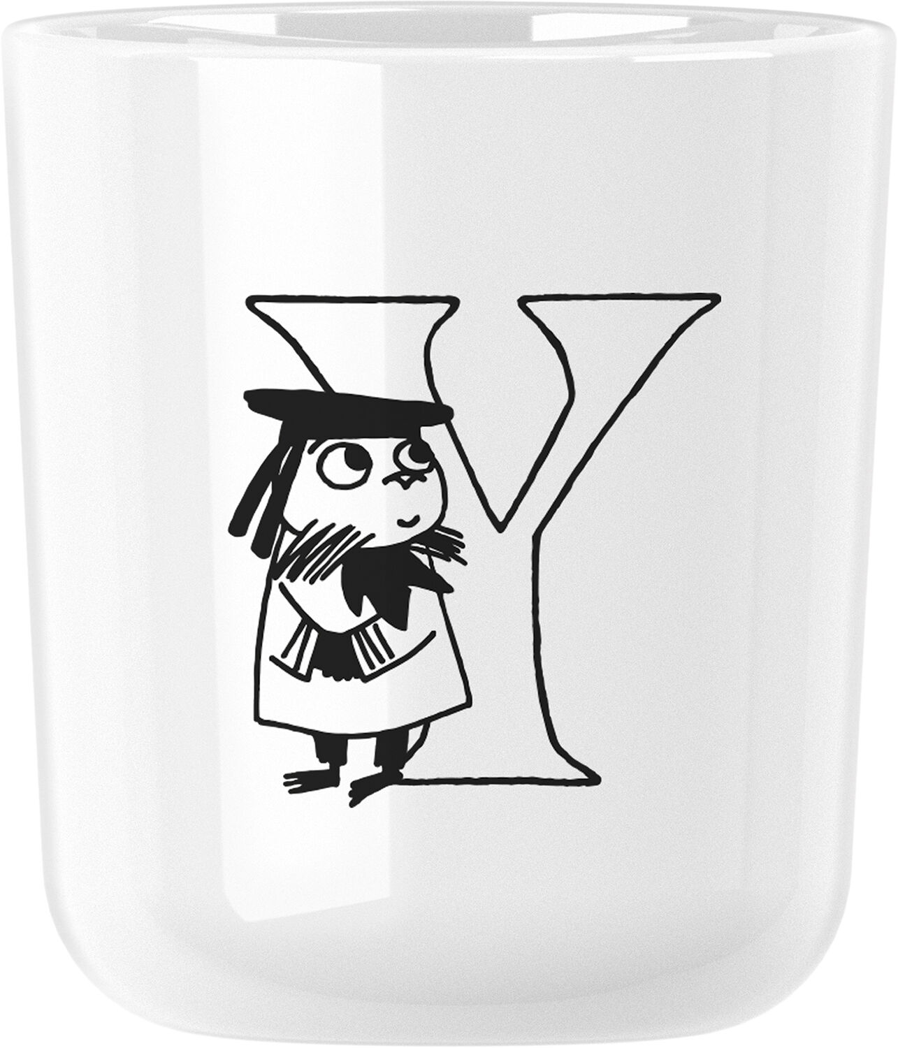 Moomin ABC mugg - C 0.2 l. Moomin white