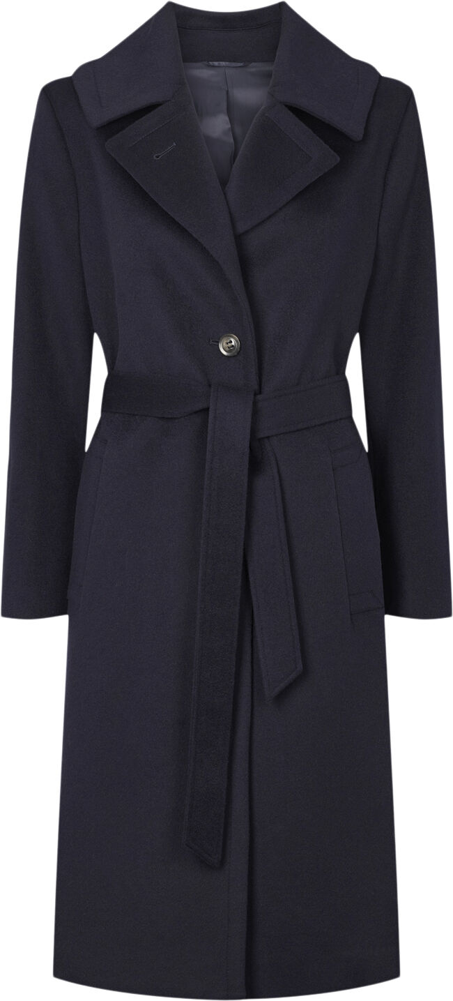 Cashmere Coat W - Clareta Belt Midi