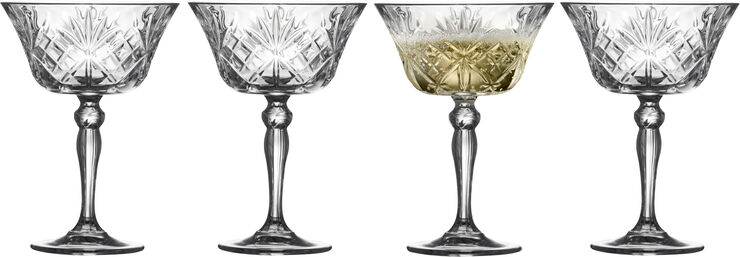 Champagneskål Melodia 26 cl st