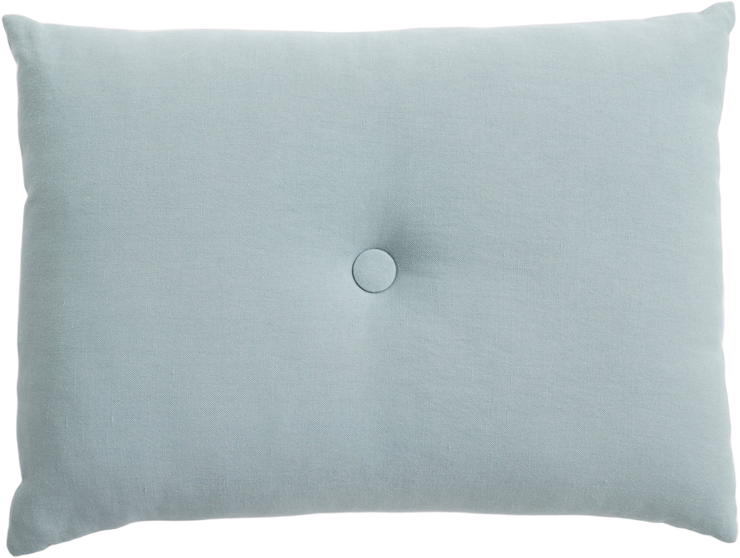 Dot Cushion-Linen-Pigeon blue