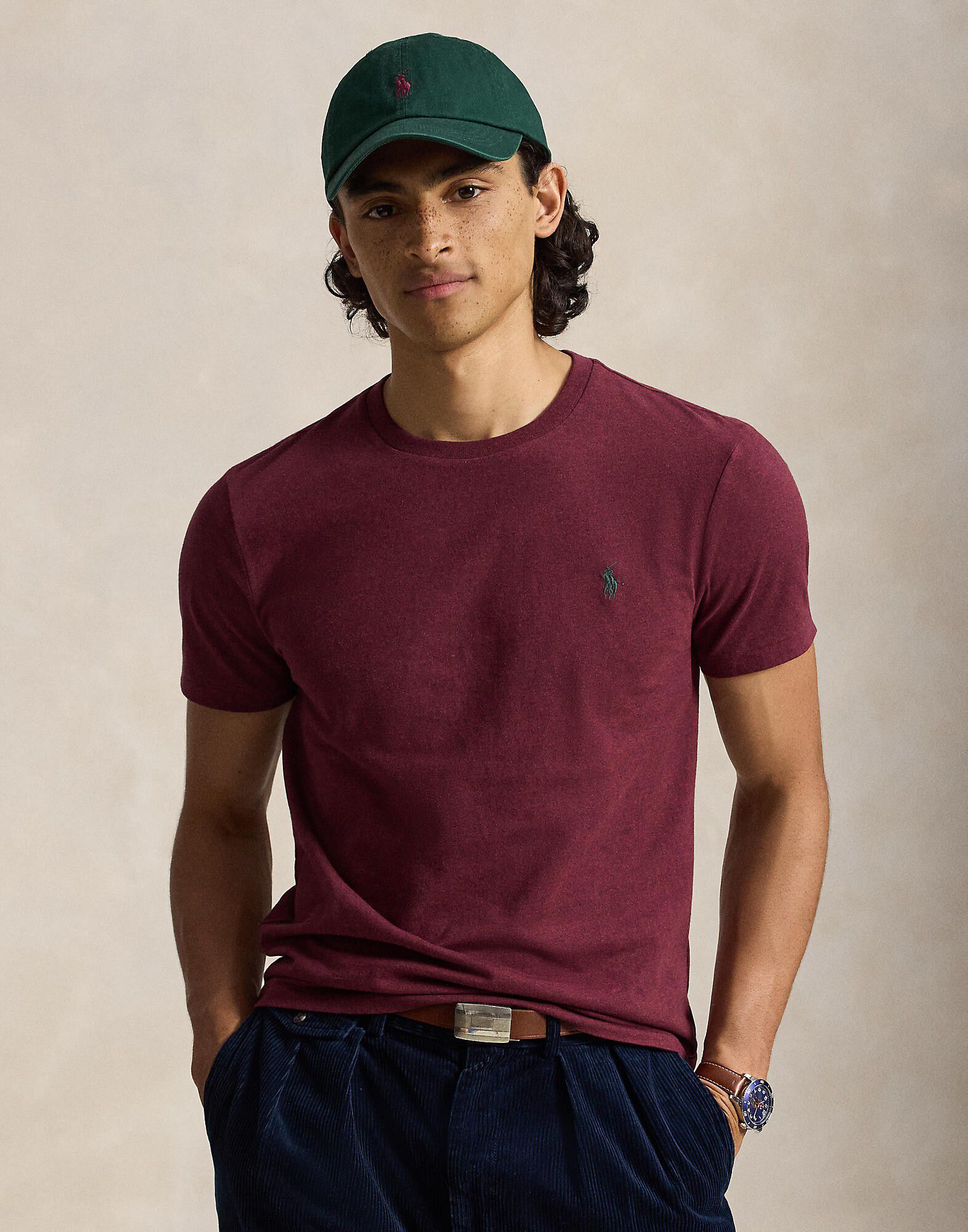 Custom Slim Fit Jersey Crewneck T-Shirt