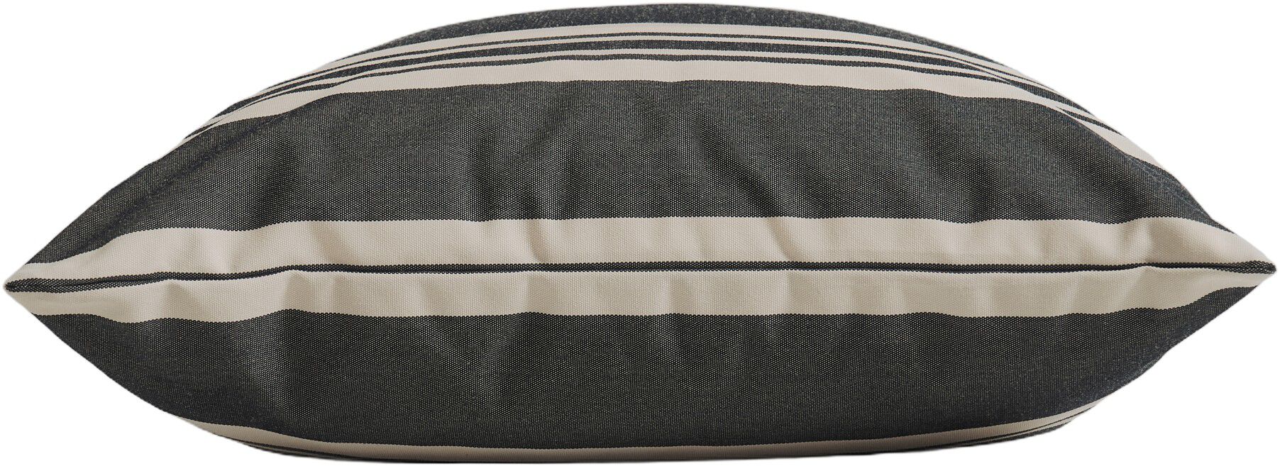 Fossflakes utomhuskudde 50x50 cm. M&ouml;rkbl&aring; randig