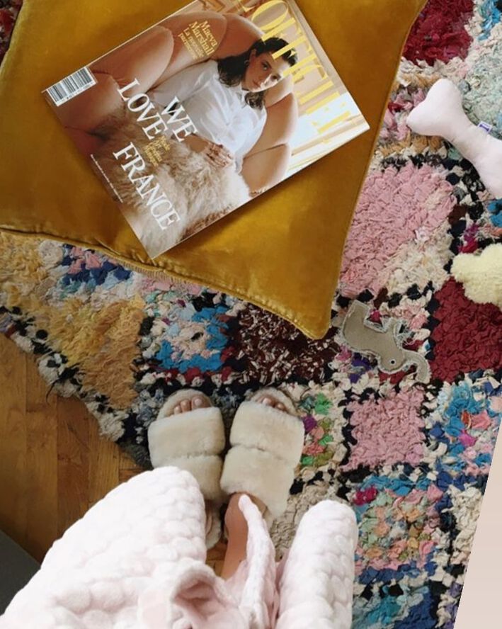 Slippers of 100% New Zealand Sheepskin, Nature