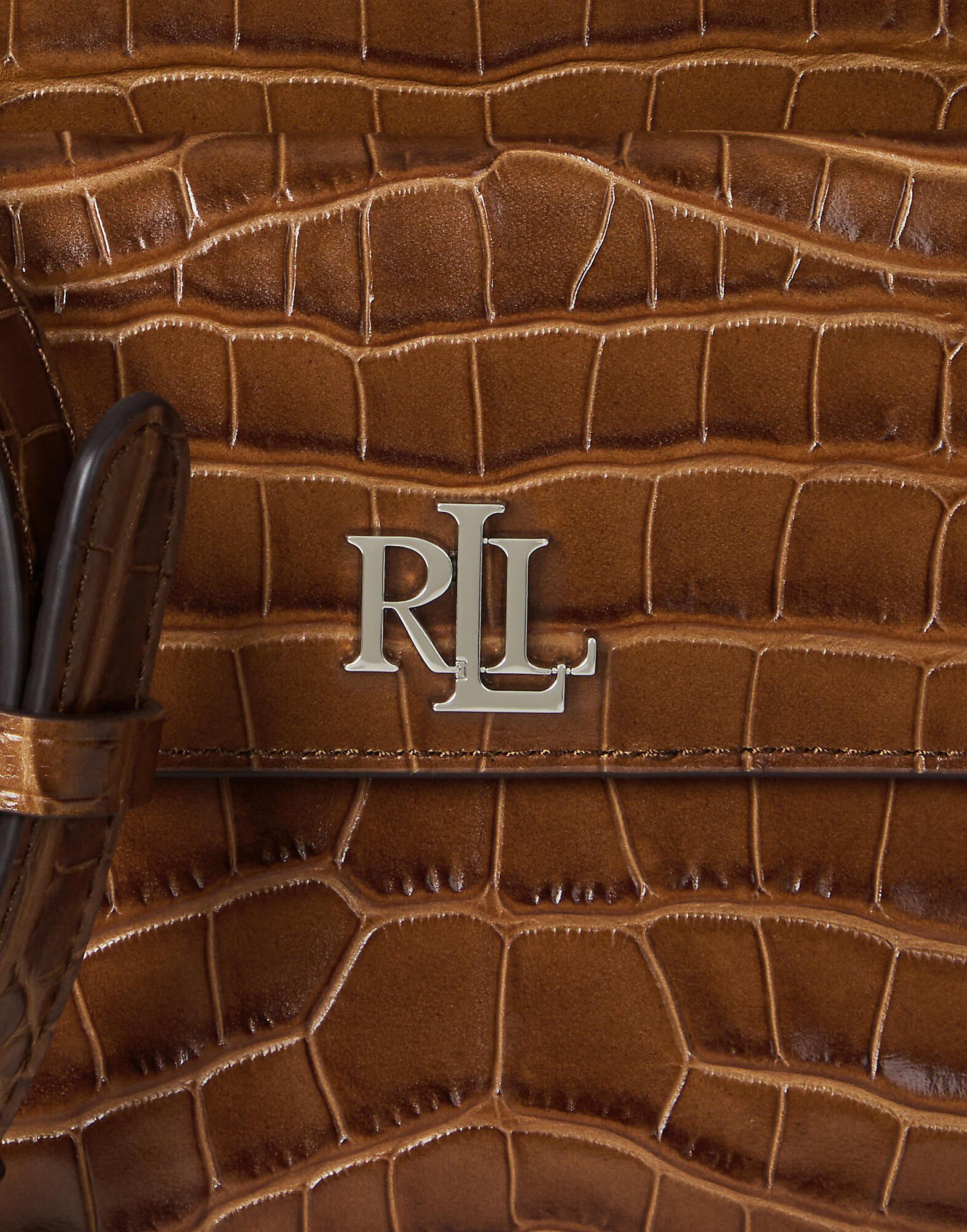 Croc-Embossed Medium Marcy Camera Bag