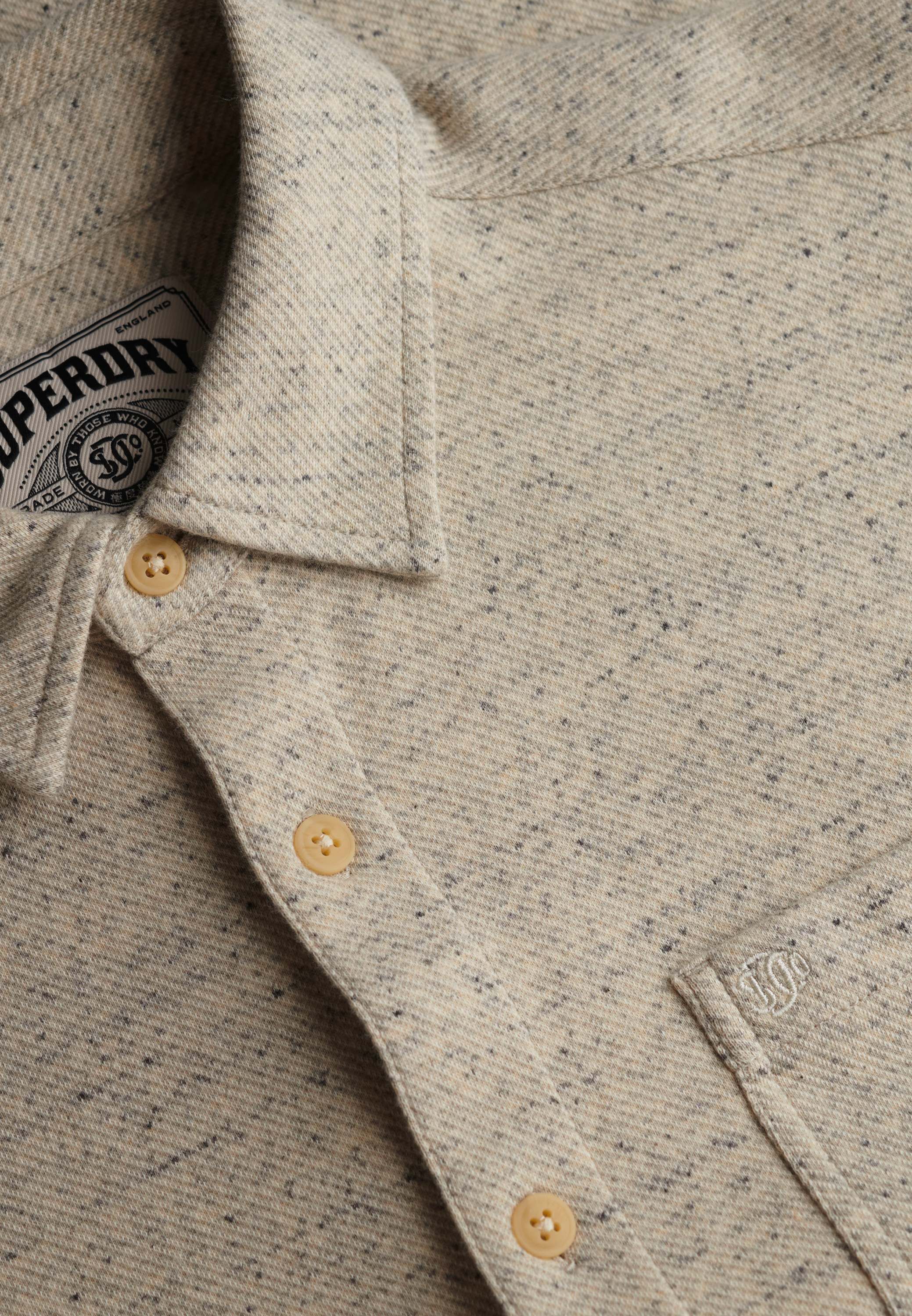 TWILL TWEED JERSEY SHIRT