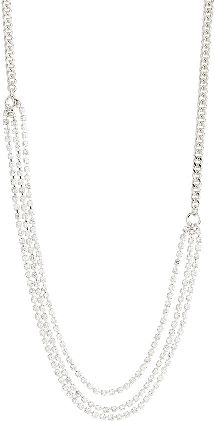 BLINK crystal necklace silver-plated