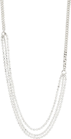 BLINK crystal necklace silver-plated
