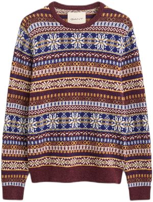 FAIR ISLE C-NECK