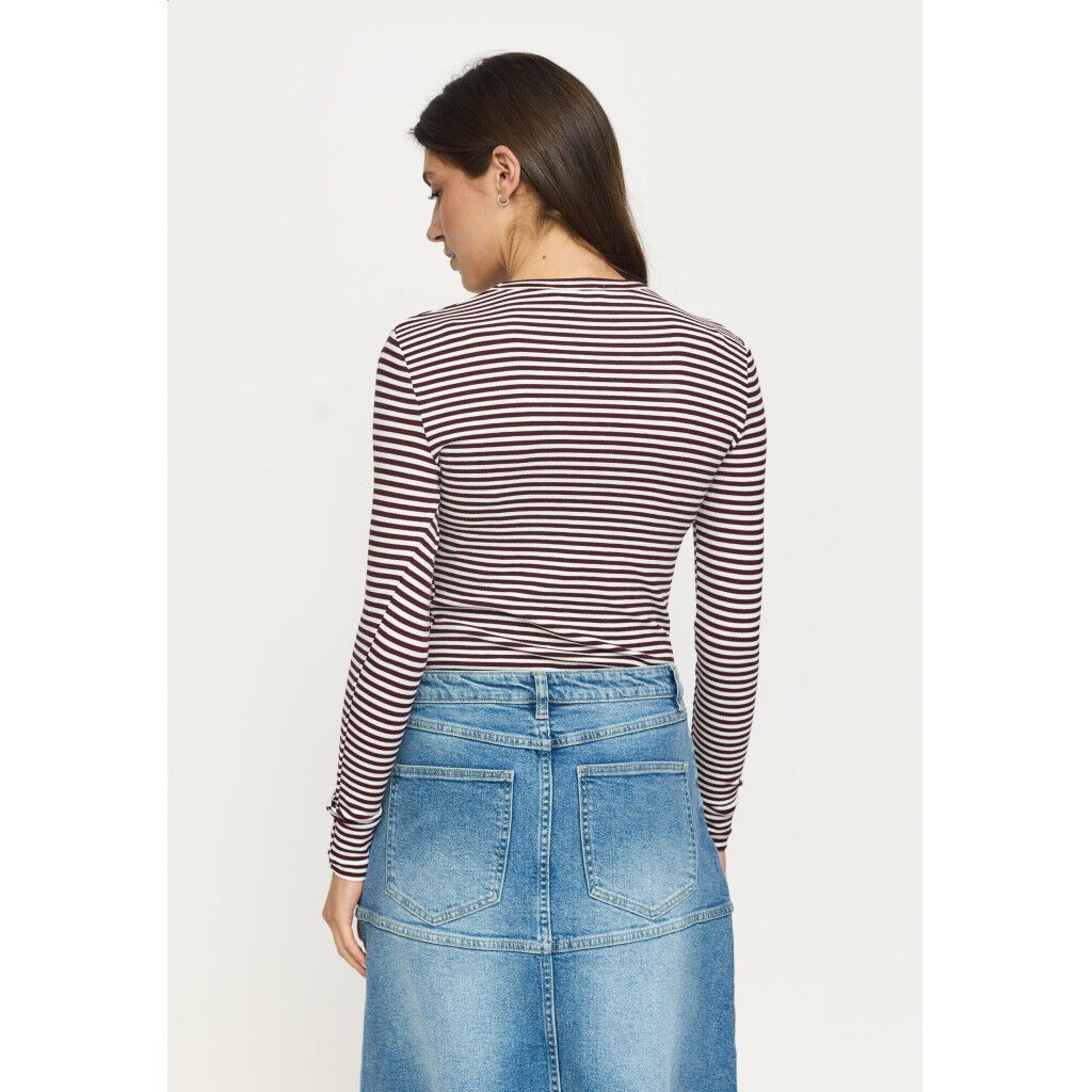 SRFenja Stripe O-neck Top