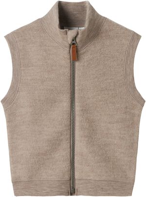 NMFWMINO WOOL BRUSHED VEST