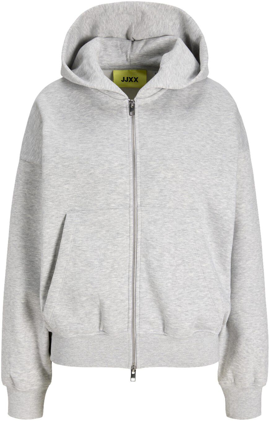 JXSOPHIA BOXY LS ZIP HOOD SWT