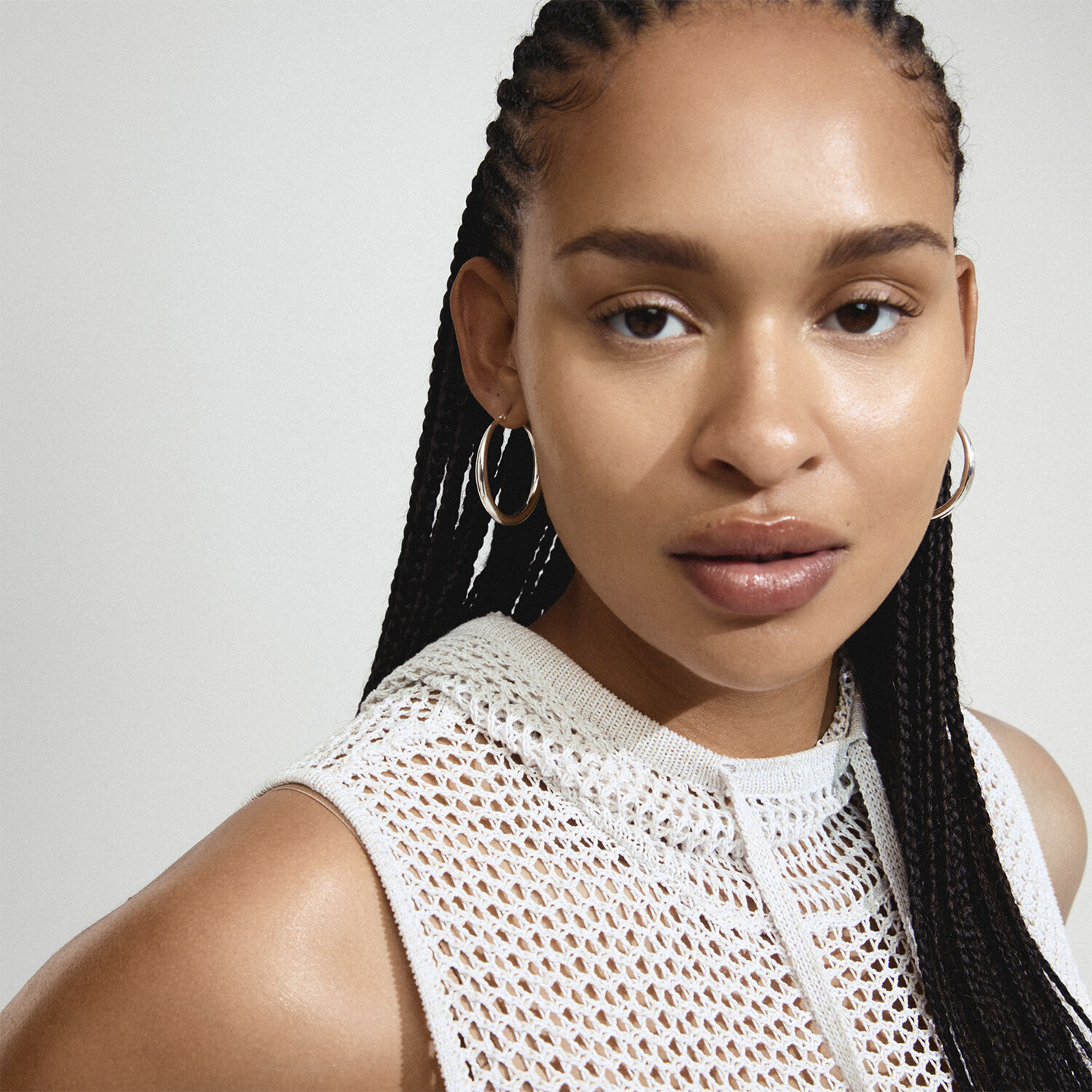 JORUN large hoop earrings silver-plated