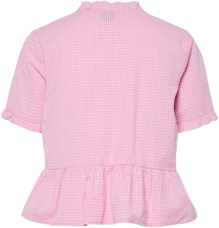 PCALMA SS V-NECK TOP WVN D2D