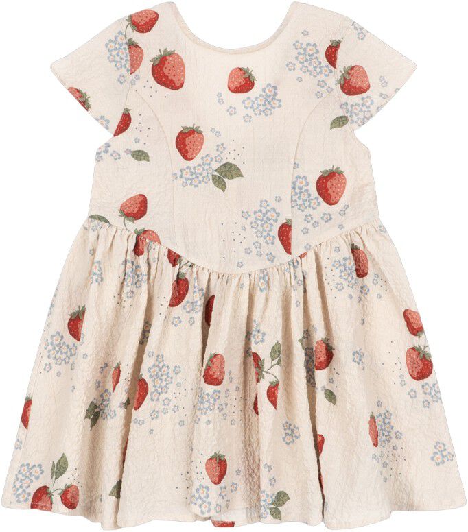 AVA SS BOW DRESS GOTS