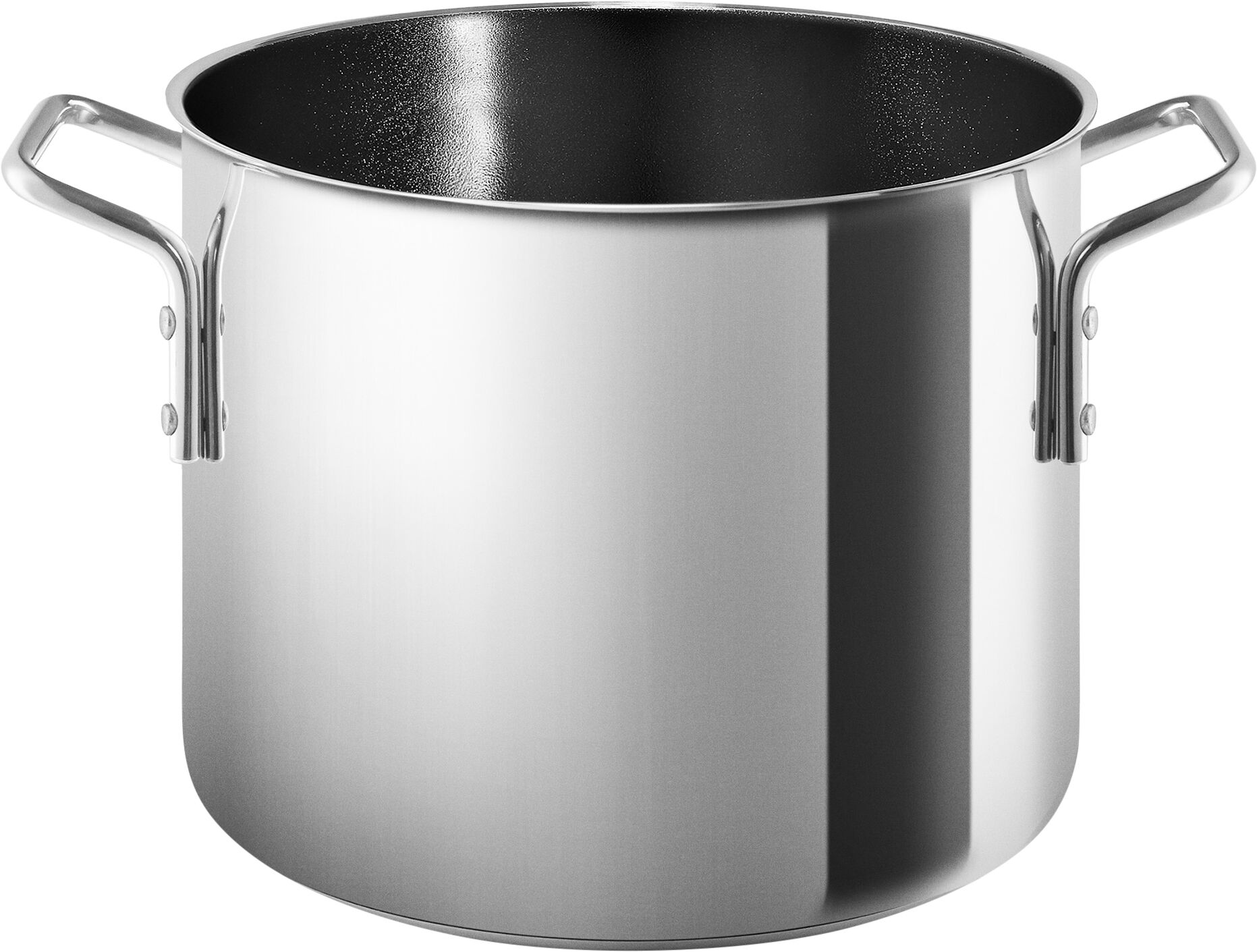 Gryde 4,8l rustfrit st&aring;l m/keramisk bel&aelig;gning